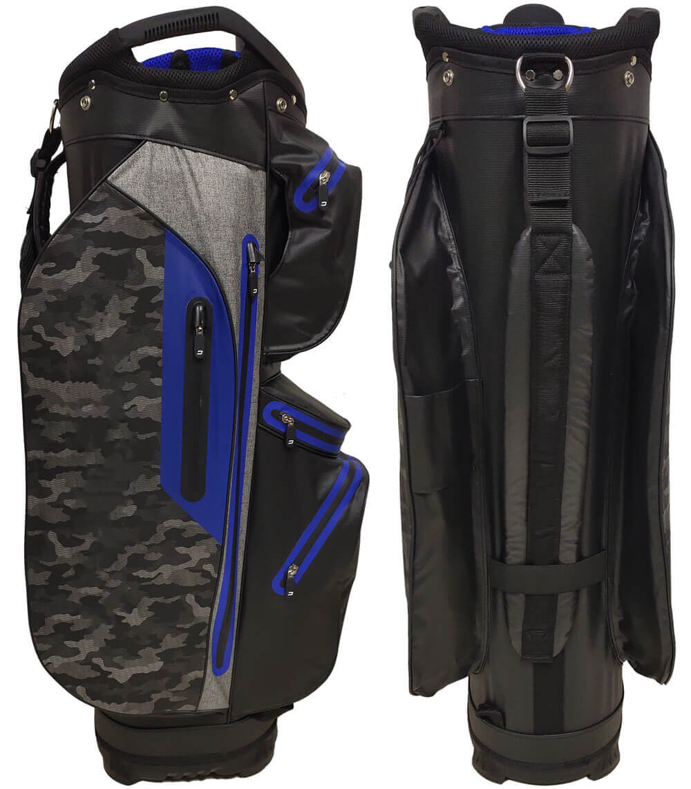 blue golf cart bag supplier